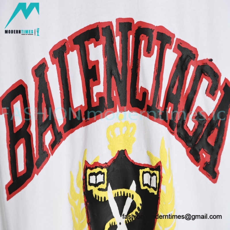 Balenciaga - 23SS Scissor Print Short Sleeve T-shirt